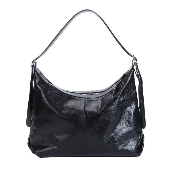 Leather Mega Comma Bag