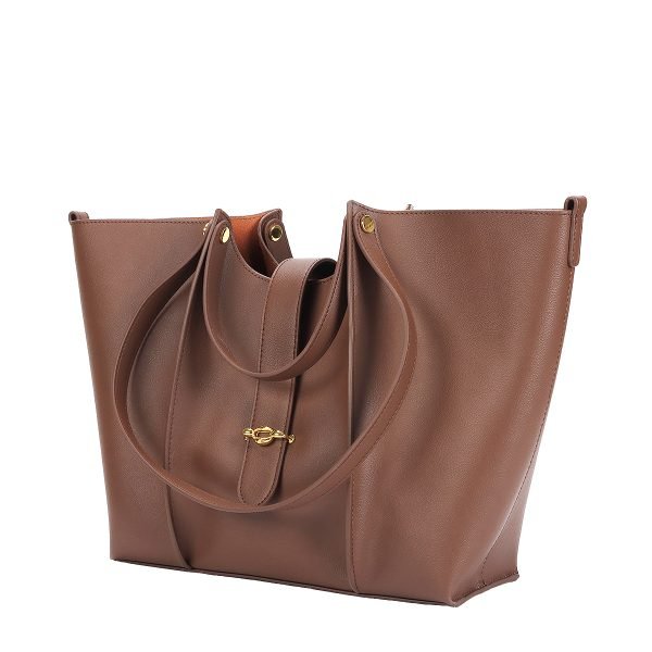 Women's Leather Tote Handbag - Image 2