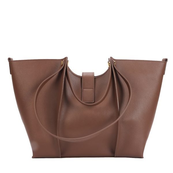 Women's Leather Tote Handbag - Image 3