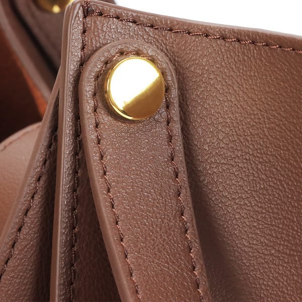 Women's Leather Tote Handbag - Image 4