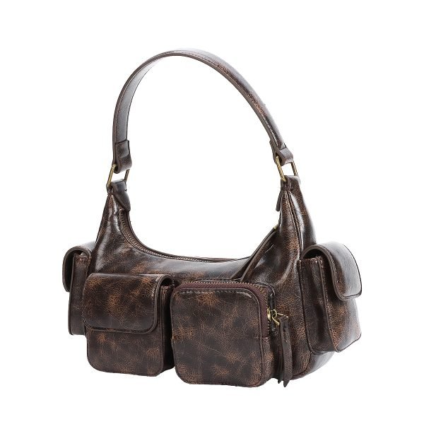 Double Pockets Shoulder Bag for Women - Image 2