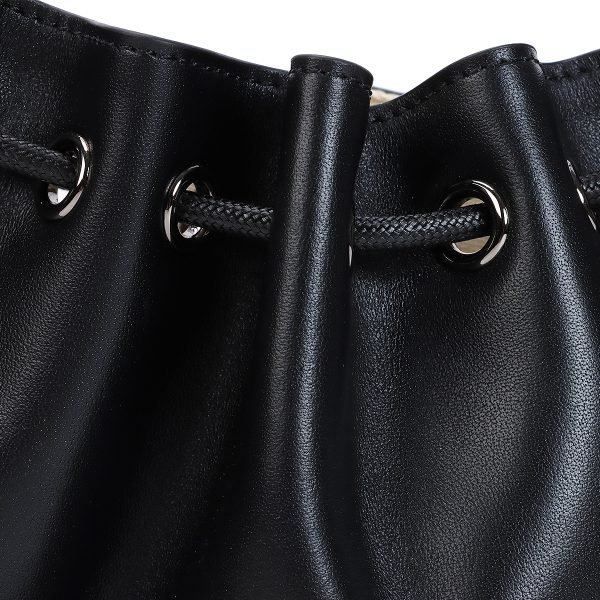 Genuine Leather Shell Drawstring Bag - Image 5