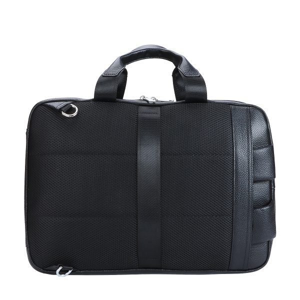 Black leather Backpack - Image 2