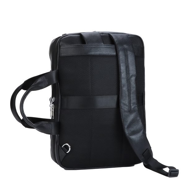 Black leather Backpack - Image 3