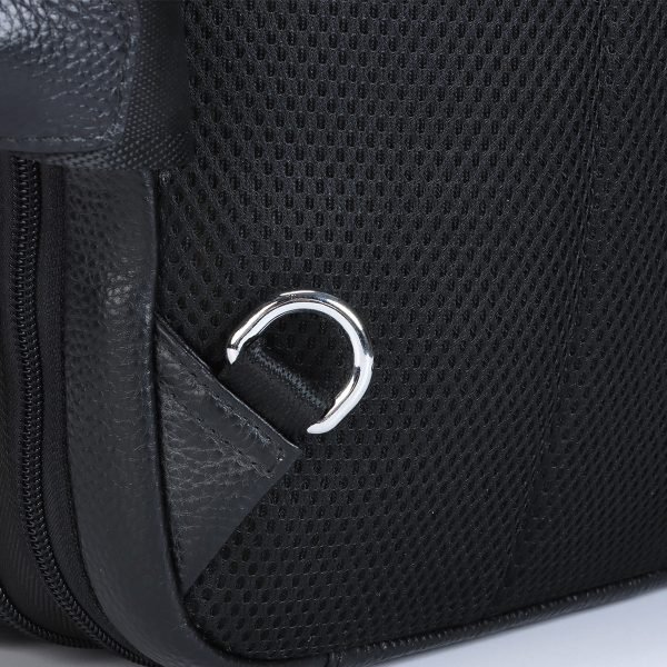 Black leather Backpack - Image 5